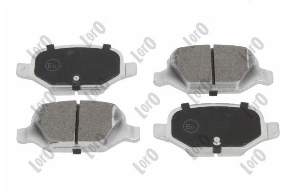 Stabdžių trinkelių rinkinys, diskinis stabdys ABAKUS 231-02-117