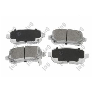 Stabdžių trinkelių rinkinys, diskinis stabdys ABAKUS 231-02-139