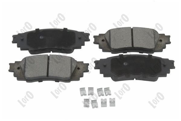 Stabdžių trinkelių rinkinys, diskinis stabdys ABAKUS 231-02-142