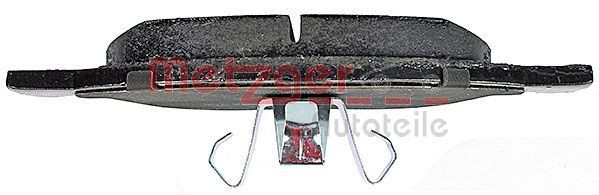 Stabdžių trinkelių rinkinys, diskinis stabdys METZGER 1170008