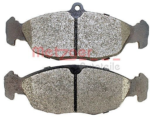 Stabdžių trinkelių rinkinys, diskinis stabdys METZGER 1170015