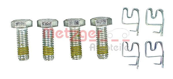 Stabdžių trinkelių rinkinys, diskinis stabdys METZGER 1170015