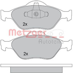 Stabdžių trinkelių rinkinys, diskinis stabdys METZGER 1170045