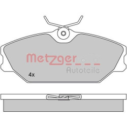 Stabdžių trinkelių rinkinys, diskinis stabdys METZGER 1170084