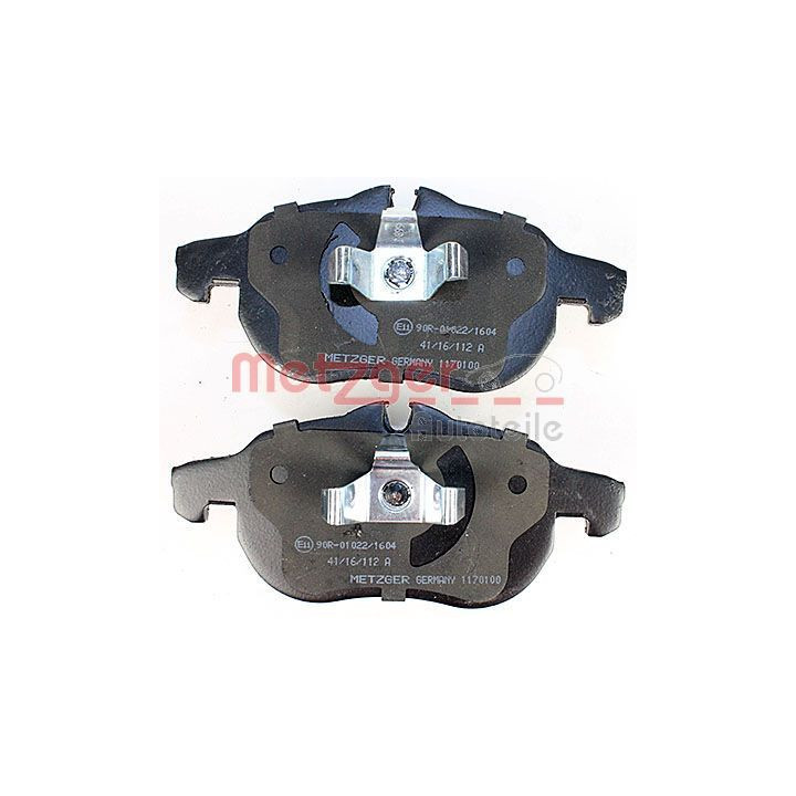 Stabdžių trinkelių rinkinys, diskinis stabdys METZGER 1170100