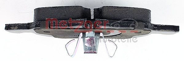 Stabdžių trinkelių rinkinys, diskinis stabdys METZGER 1170100