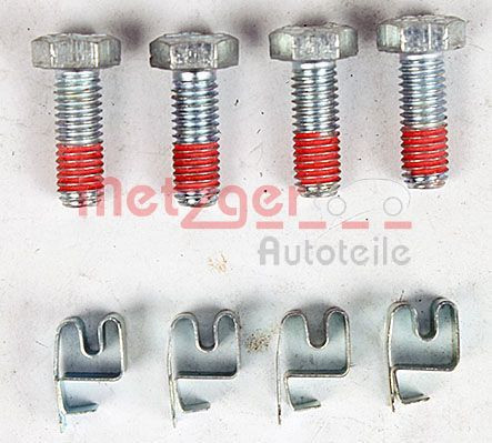 Stabdžių trinkelių rinkinys, diskinis stabdys METZGER 1170118