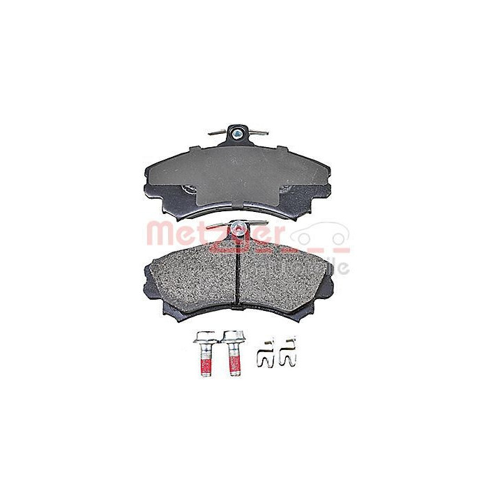 Stabdžių trinkelių rinkinys, diskinis stabdys METZGER 1170166