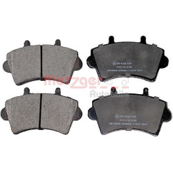 Stabdžių trinkelių rinkinys, diskinis stabdys METZGER 1170175