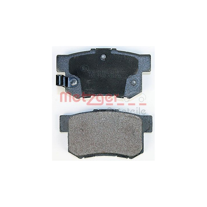 Stabdžių trinkelių rinkinys, diskinis stabdys METZGER 1170213