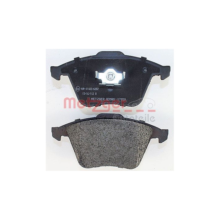 Stabdžių trinkelių rinkinys, diskinis stabdys METZGER 1170233