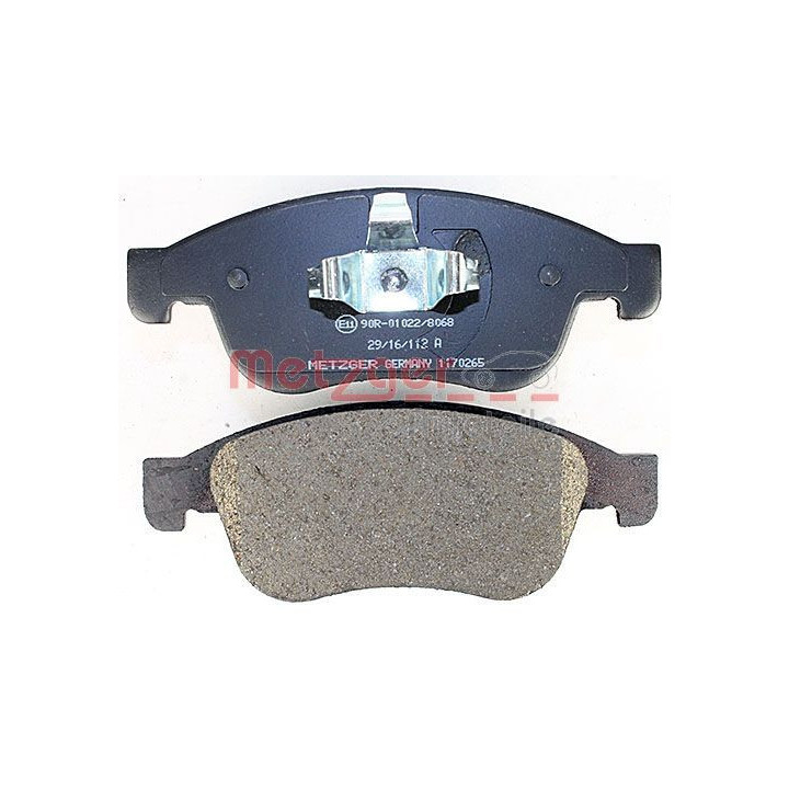 Stabdžių trinkelių rinkinys, diskinis stabdys METZGER 1170265