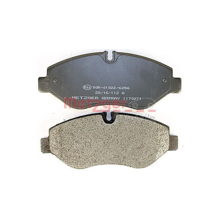 Stabdžių trinkelių rinkinys, diskinis stabdys METZGER 1170271