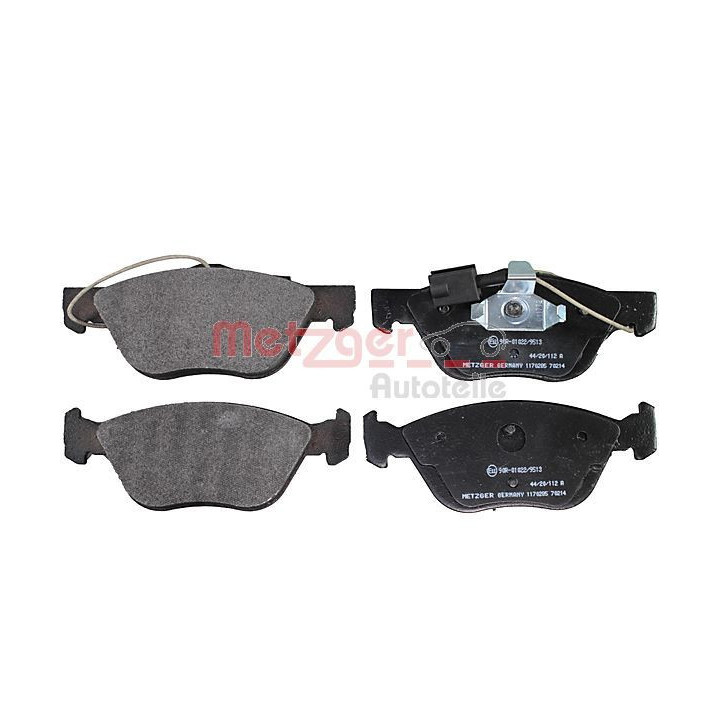 Stabdžių trinkelių rinkinys, diskinis stabdys METZGER 1170285