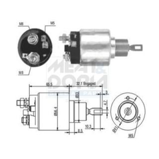 Solenoidinis jungiklis, starteris MEAT & DORIA 46003