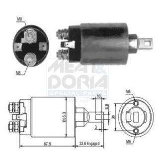 Solenoidinis jungiklis, starteris MEAT & DORIA 46024