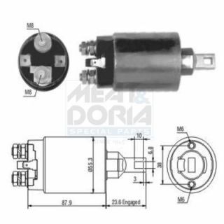 Solenoidinis jungiklis, starteris MEAT & DORIA 46026