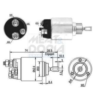 Solenoidinis jungiklis, starteris MEAT & DORIA 46034