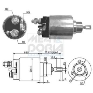 Solenoidinis jungiklis, starteris MEAT & DORIA 46035
