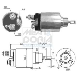 Solenoidinis jungiklis, starteris MEAT & DORIA 46037