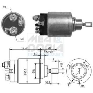 Solenoidinis jungiklis, starteris MEAT & DORIA 46041