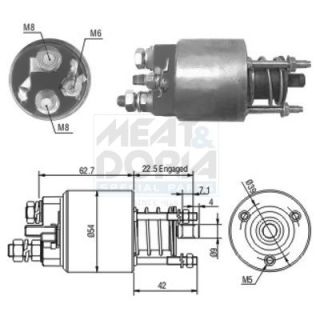 Solenoidinis jungiklis, starteris MEAT & DORIA 46049