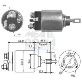Solenoidinis jungiklis, starteris MEAT & DORIA 46071