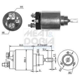 Solenoidinis jungiklis, starteris MEAT & DORIA 46115