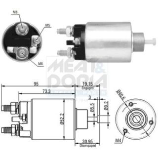 Solenoidinis jungiklis, starteris MEAT & DORIA 46133