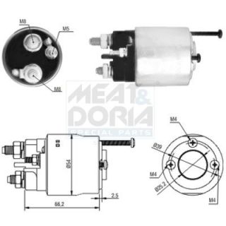 Solenoidinis jungiklis, starteris MEAT & DORIA 46147