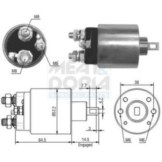 Solenoidinis jungiklis, starteris MEAT & DORIA 46166