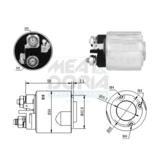 Solenoidinis jungiklis, starteris MEAT & DORIA 46295