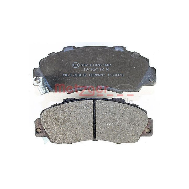 Stabdžių trinkelių rinkinys, diskinis stabdys METZGER 1170373