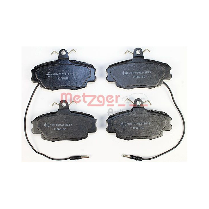 Stabdžių trinkelių rinkinys, diskinis stabdys METZGER 1170427