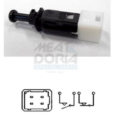 Stabdžių žibinto jungiklis MEAT & DORIA 35033