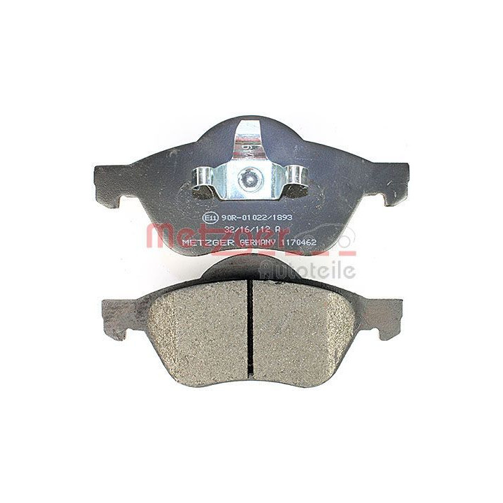 Stabdžių trinkelių rinkinys, diskinis stabdys METZGER 1170462