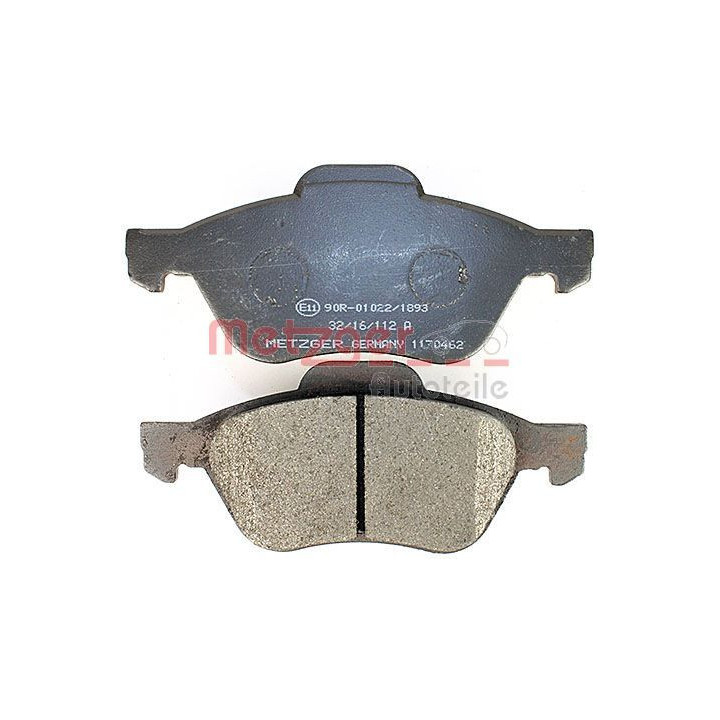 Stabdžių trinkelių rinkinys, diskinis stabdys METZGER 1170462