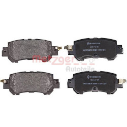 Stabdžių trinkelių rinkinys, diskinis stabdys METZGER 1170787