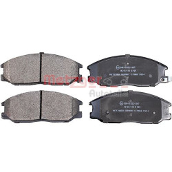 Stabdžių trinkelių rinkinys, diskinis stabdys METZGER 1170865