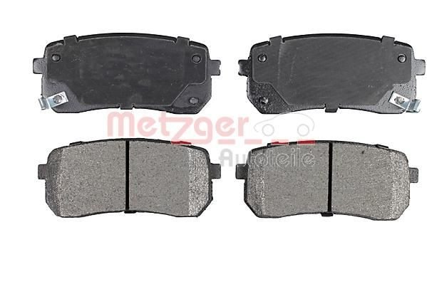 Stabdžių trinkelių rinkinys, diskinis stabdys METZGER 1170866