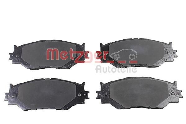 Stabdžių trinkelių rinkinys, diskinis stabdys METZGER 1170867