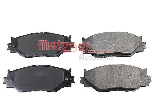 Stabdžių trinkelių rinkinys, diskinis stabdys METZGER 1170867