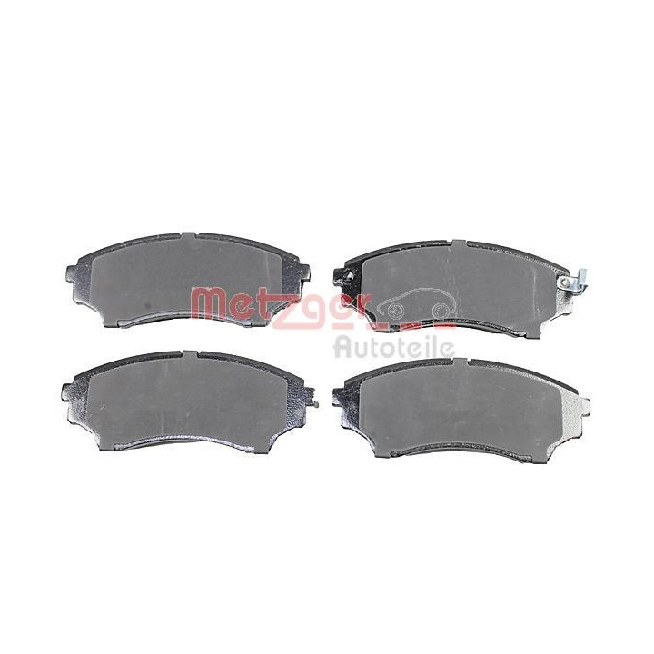 Stabdžių trinkelių rinkinys, diskinis stabdys METZGER 1170876