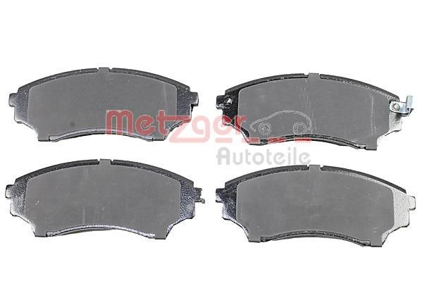 Stabdžių trinkelių rinkinys, diskinis stabdys METZGER 1170876