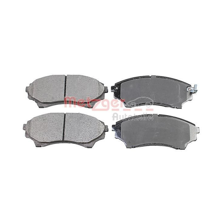 Stabdžių trinkelių rinkinys, diskinis stabdys METZGER 1170876