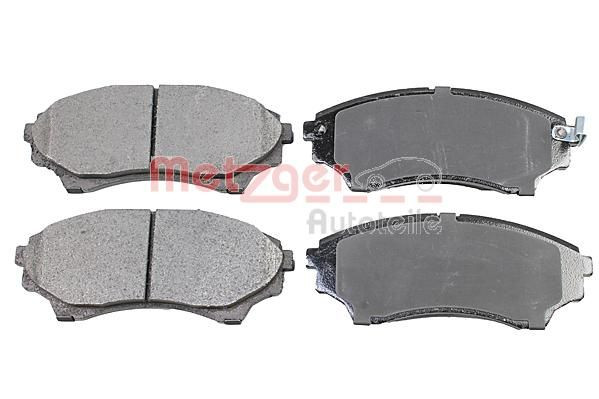 Stabdžių trinkelių rinkinys, diskinis stabdys METZGER 1170876