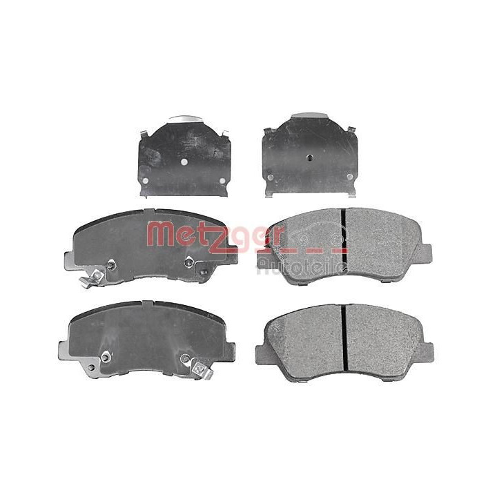 Stabdžių trinkelių rinkinys, diskinis stabdys METZGER 1170918