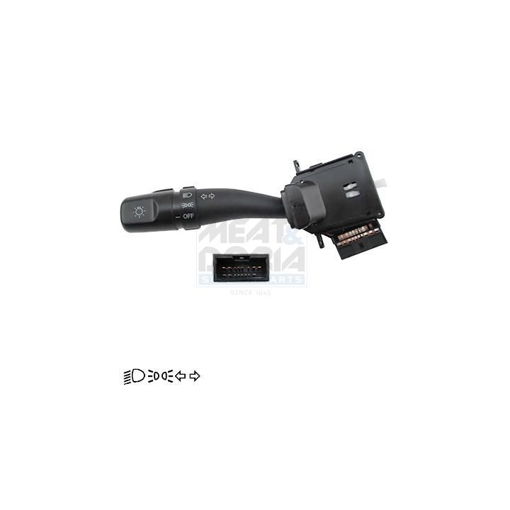 Vairo kolonėlės jungiklis MEAT & DORIA 23507