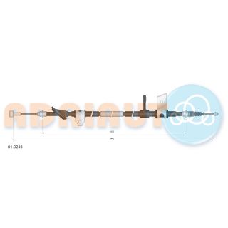 Trosas, stovėjimo stabdys ADRIAUTO 01.0246