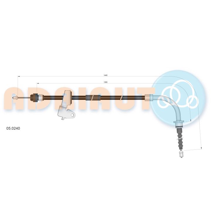 Trosas, stovėjimo stabdys ADRIAUTO 05.0240